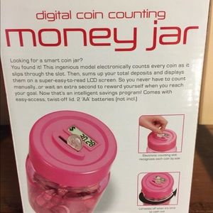 Digital Coin Counting Money Jar
